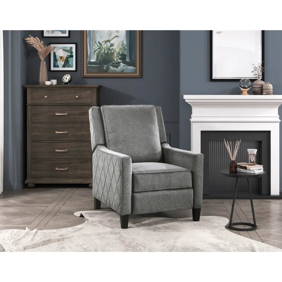 Banks Recliner Chair 98505GY-1 Mazin