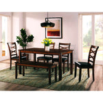 Liz Dining Set with Bench