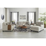 Ashley Mahoney Sofa Set in Pebble by Ashley