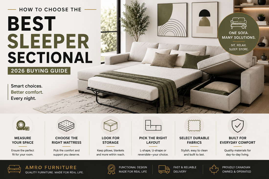 How to Choose the Best Sleeper Sectional (2026 Buying Guide)