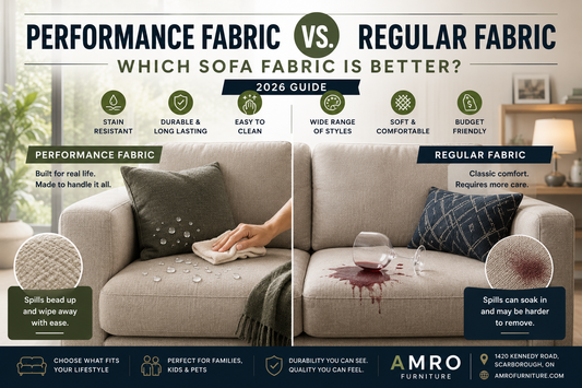 Performance Fabric vs Regular Fabric: Which Sofa Fabric Is Better? (2026 Guide)