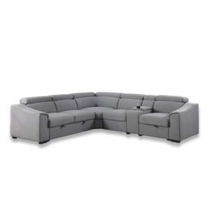 Haven 5-Piece Right-Facing Fabric Sofa Bed with Chaise