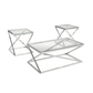 3PC Coffee Table Set in Sliver 1018-13.
