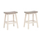 Counter Stool Set of 2 in Grey/White 11225 24