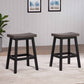Counter Stool Set of 2  Oak/Dark/ Grey 11226 24