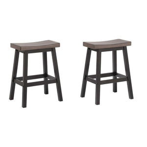 Counter Stool Set of 2  Oak/Dark/ Grey 11226 24