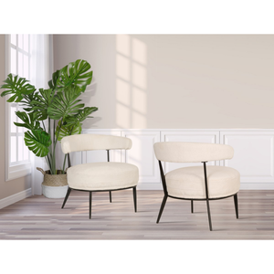 Accent Chair in Cream 11341.