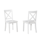 122325 Dining ChairSet OF 2 in Antique White