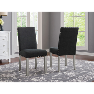 163 22DGY Dining ChairSet OF 2 in  Dark Grey