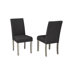 163 22DGY Dining ChairSet OF 2 in  Dark Grey