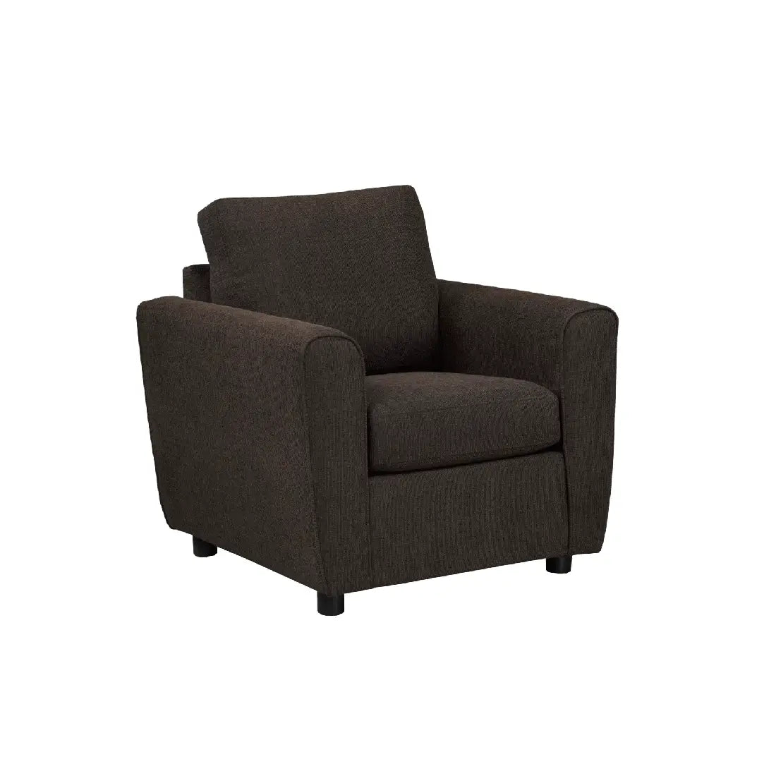 chocolate brown chair by sofa fancy 