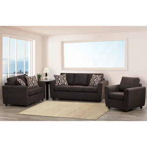Brown sofa set for living room 