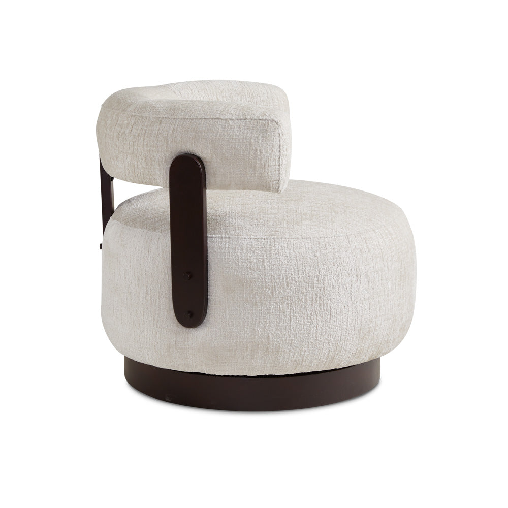 Cornwell Accent Chair: Taupe Linen Xcella