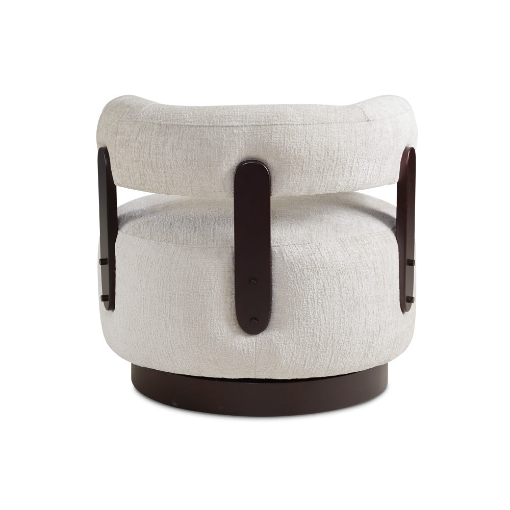Cornwell Accent Chair: Taupe Linen Xcella
