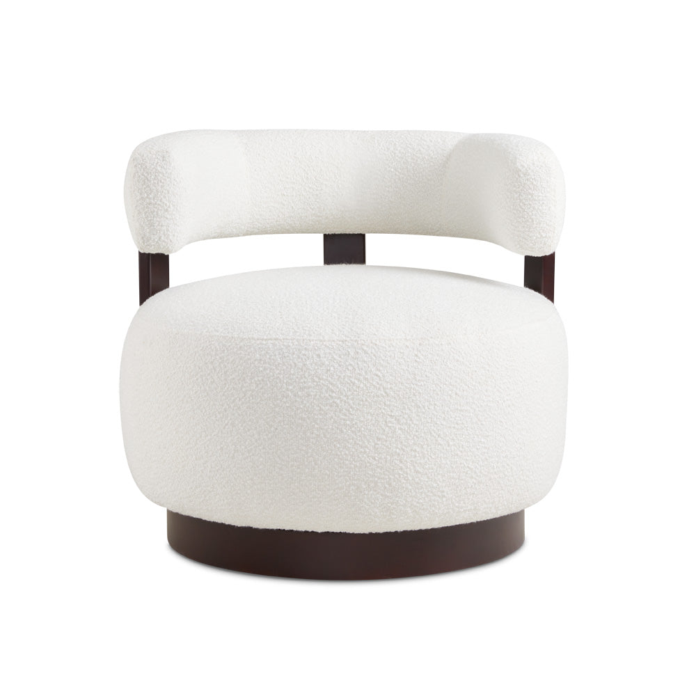 Cornwell Accent Chair White Boucle - Xcella