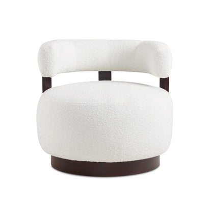 Cornwell Accent Chair White Boucle - Xcella