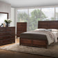 Athen Wooden Bedroom Set Dark Cherry 181