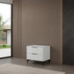Sydney White Lacquer Nightstand Set B2021 Matrix Furniture