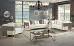 MALIBU - L5825 Luxury Modern Living Room Sofa Set with Gold Accents Matrix Furniture