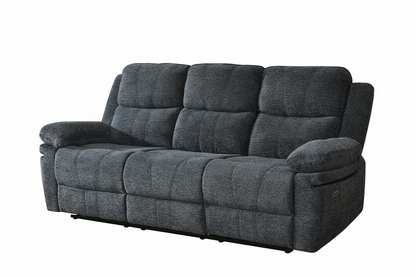 POWER RECLINING SOFA - CHARCOAL