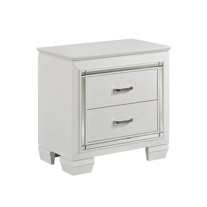 White Allura Nightstand 1916W
