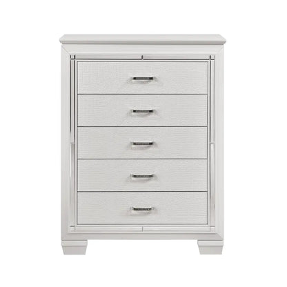 White Allura 5 Drawer Chest 1916W