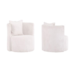 Accent Chair in White 19251.