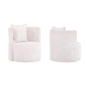 Accent Chair in White 19251.