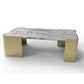 Hugo Coffee Table in Gold | Amrofurniture.com