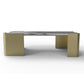 Hugo Coffee Table in Gold | Amrofurniture.com