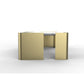Hugo Coffee Table in Gold | Amrofurniture.com