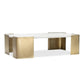 Hugo Coffee Table in Gold | Amrofurniture.com