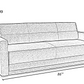 Montreal Luxe Sofa Bed – Canadian Made - 2393