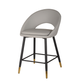24491 Counter Bar Stool Set of 2 in Grey