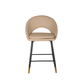 24493 Counter Bar Stool Set of 2 in Beige