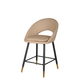 24493 Counter Bar Stool Set of 2 in Beige