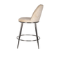 24511  Counter Bar Stool Set of 2 in Beige