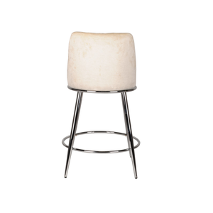 24511  Counter Bar Stool Set of 2 in Beige