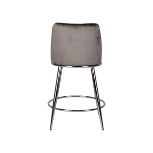 24512 Counter Bar Stool Set of 2 in Grey