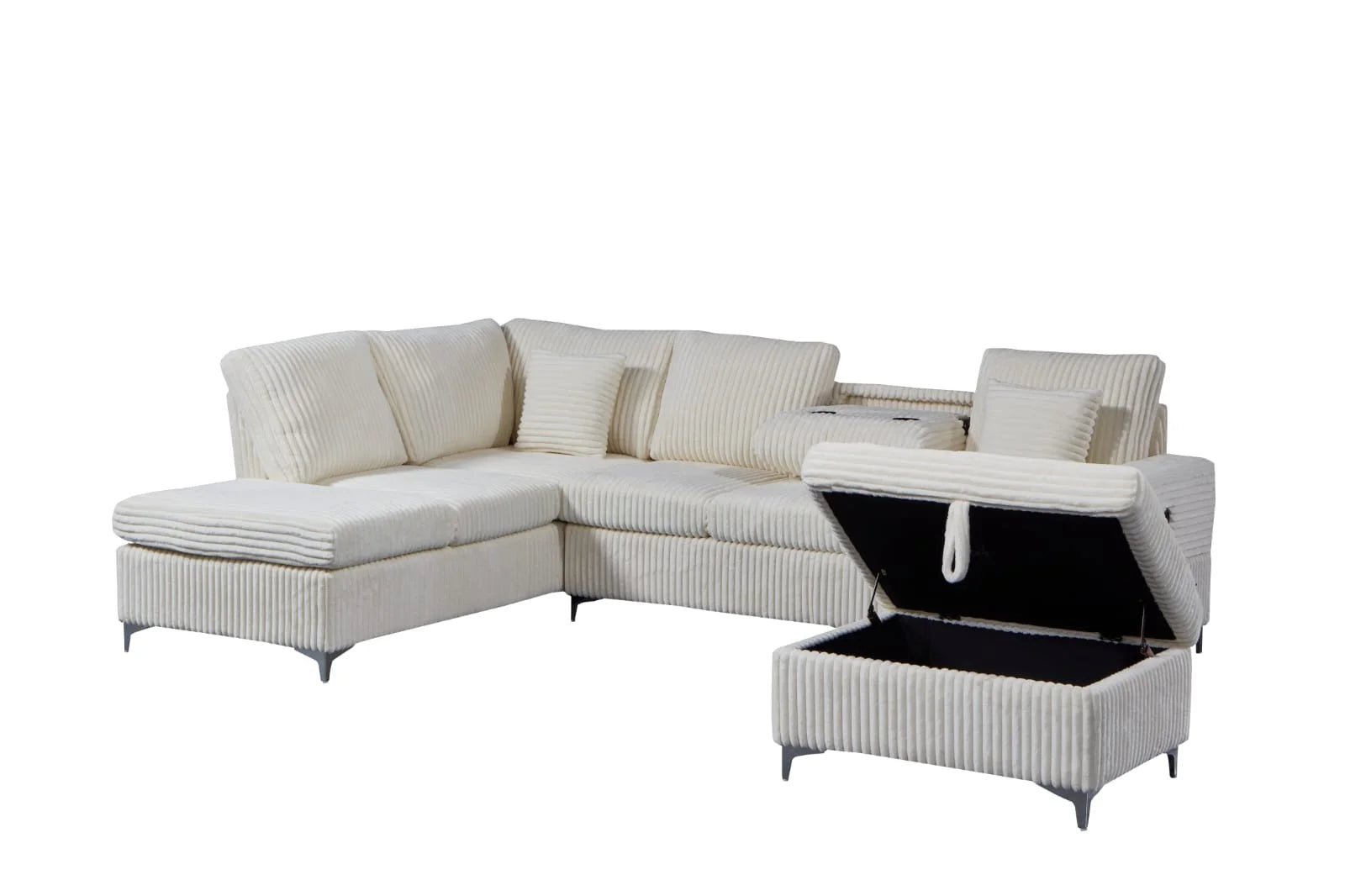 2Pc Sectional with Ottoman 3620 VFI