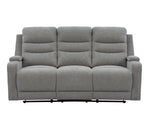 Coliin Power recliner Sofa in Grey.