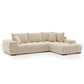 ZARA RHF SECTIONAL IN BEIGE