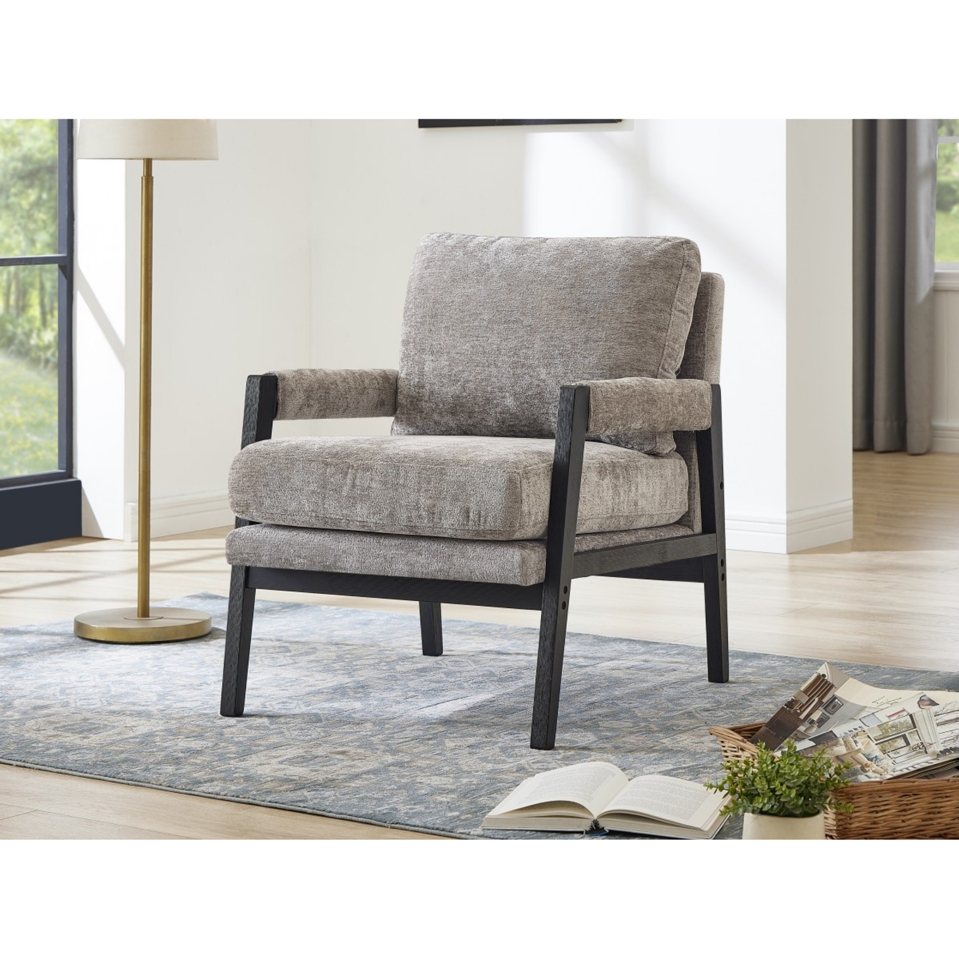 Accent ,Arm Chair in Grey-303655.