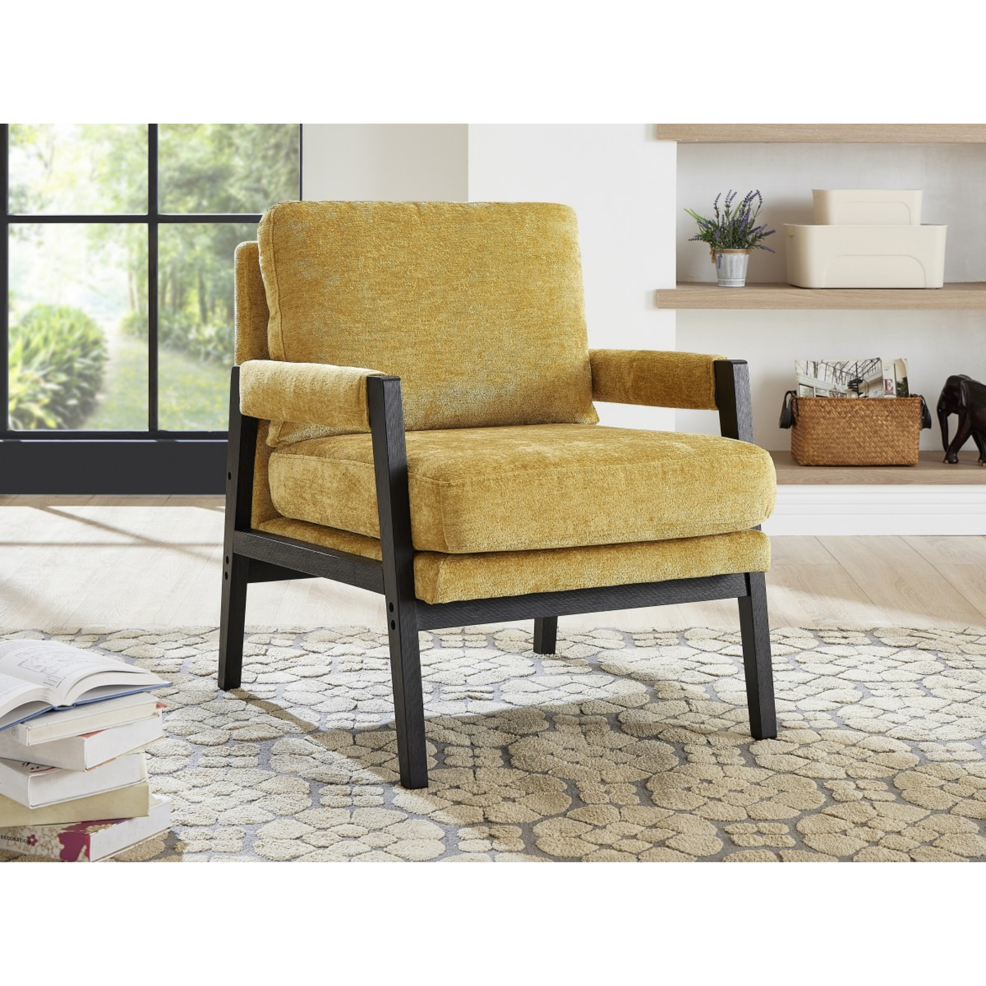 Accent ,Arm Chair in Yellow 303657.