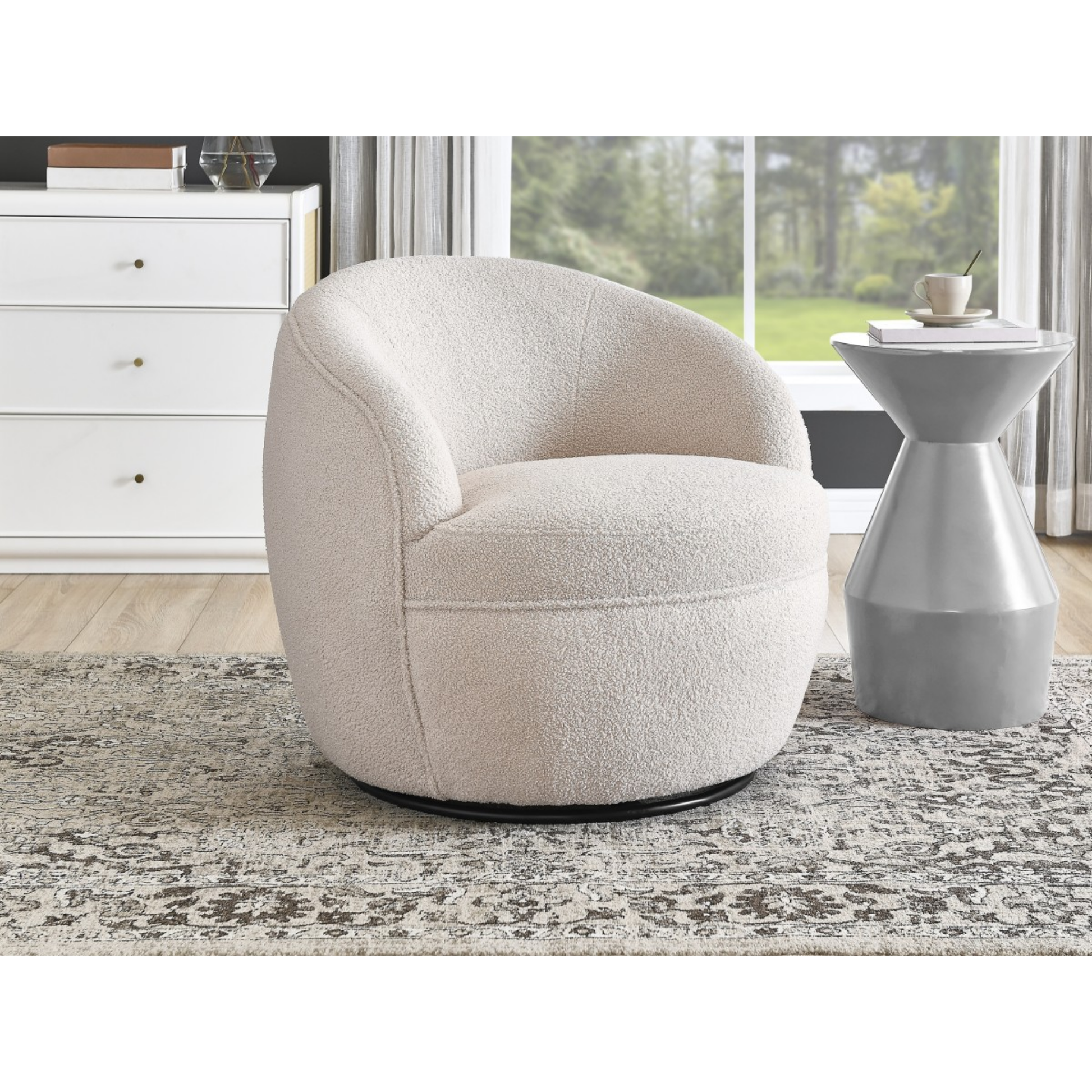 Accent Chair in Beige 303658.