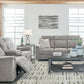 Grey Fabric Power Reclining sofa set