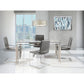 Porfirio 5 pc Glass Dining Set 3645 - Mazin