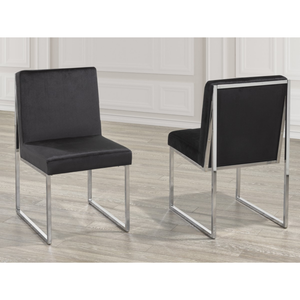 3656 CF Dining ChairSet Of 2  Black