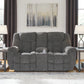 Foreside DBL Rec Loveseat w/Console
