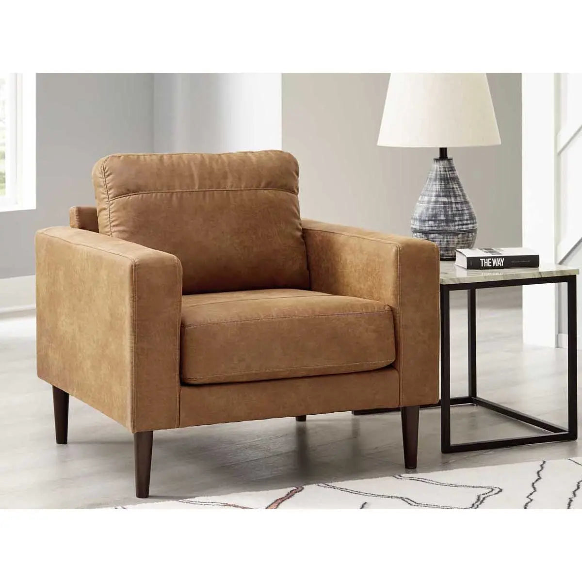 Ashley Telora Chair In Caramel | Amro Furniture
